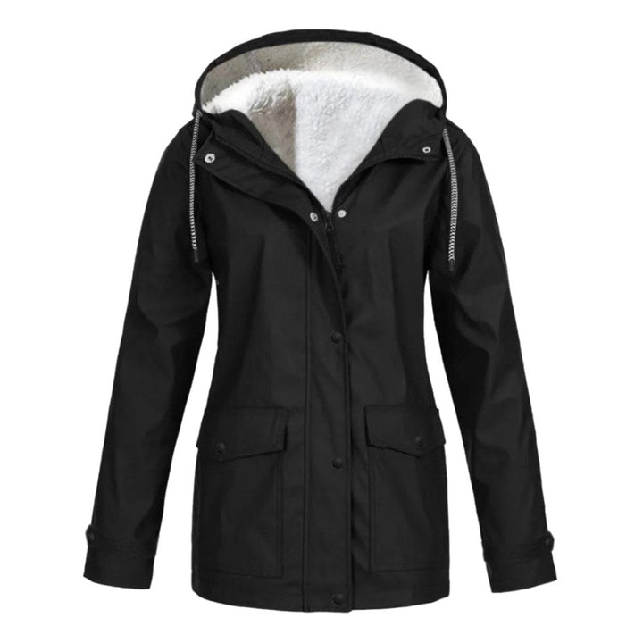 Women's Lightweight Windproof Hooded Rain Jacket for Autumn