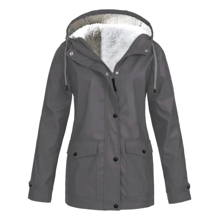 Women's Lightweight Windproof Hooded Rain Jacket for Autumn