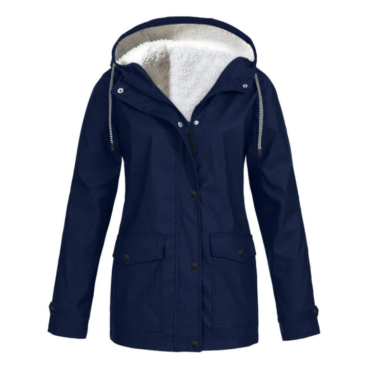 Women's Lightweight Windproof Hooded Rain Jacket for Autumn