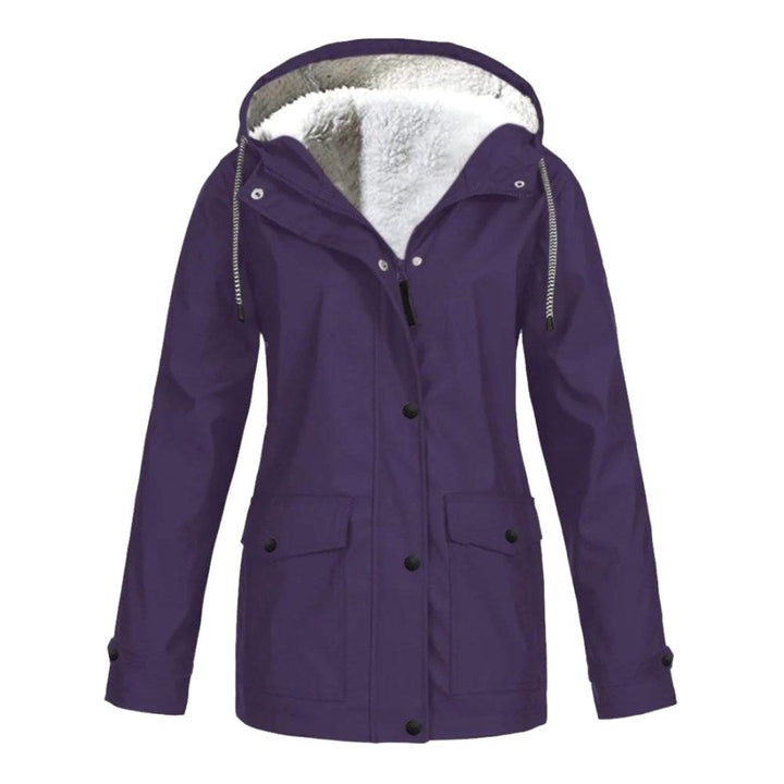 Women's Lightweight Windproof Hooded Rain Jacket for Autumn