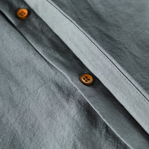 Men's Cotton-Polyester Katana Style Shirt-Metro Lane Plaza