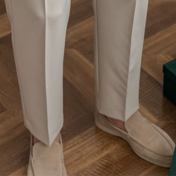 Kelvin | Men's Classic Pleated Dress Trousers-Metro Lane Plaza