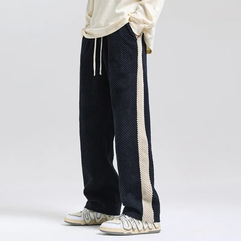 Kelvin | Men's Relaxed Fit Wide Leg Track Pants