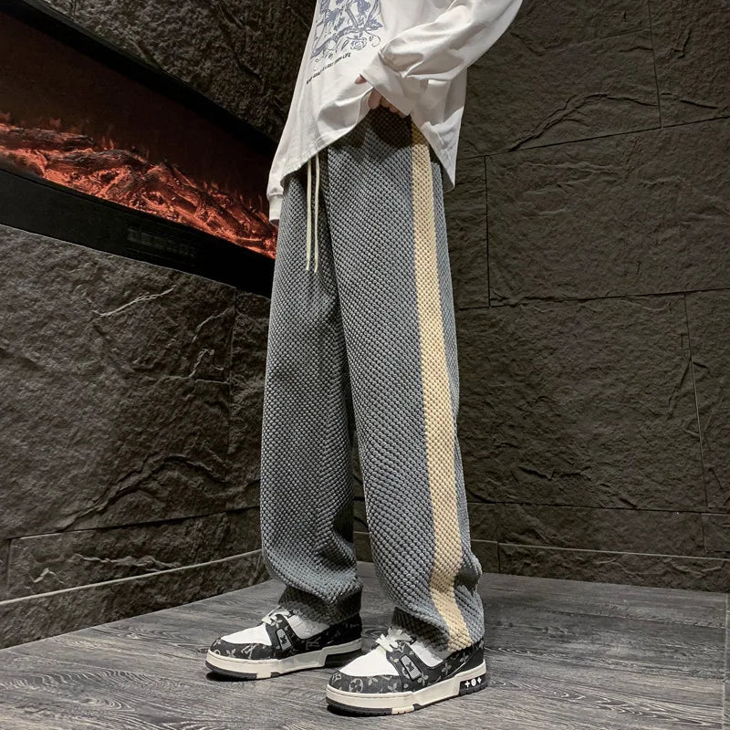 Kelvin | Men's Relaxed Fit Wide Leg Track Pants