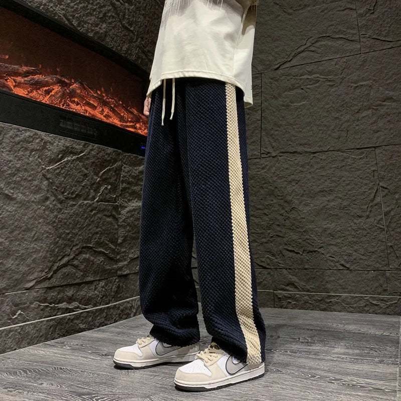 Kelvin | Men's Relaxed Fit Wide Leg Track Pants