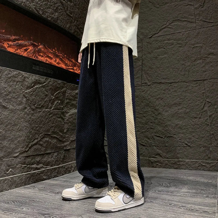 Kelvin | Men's Relaxed Fit Wide Leg Track Pants