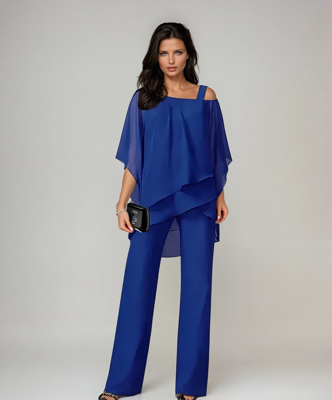 Antonella | Women's Wrap Two-Piece Set-Metro Lane Plaza