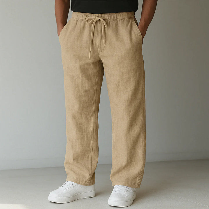 Kenneth | Men's Wide Leg Casual Drawstring Pants