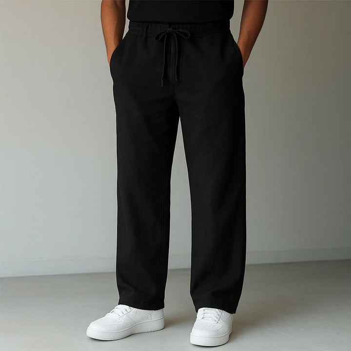 Kenneth | Men's Wide Leg Casual Drawstring Pants