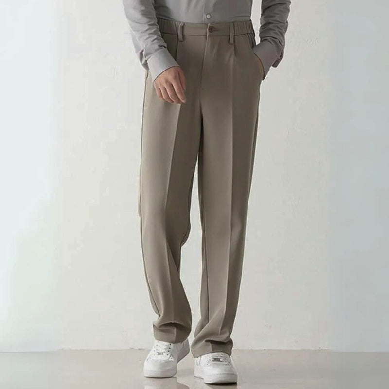 Kieran | Men's Pleated Wide Leg Trousers