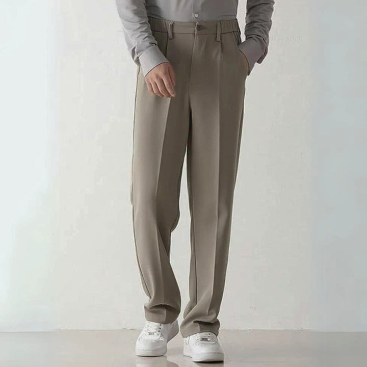 Kieran | Men's Pleated Wide Leg Trousers