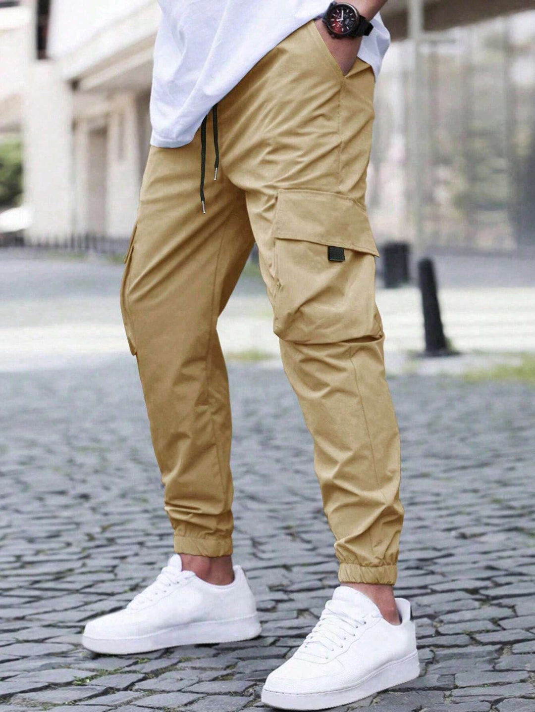 Kirk | Men's Casual Cargo Jogger Pants-Metro Lane Plaza