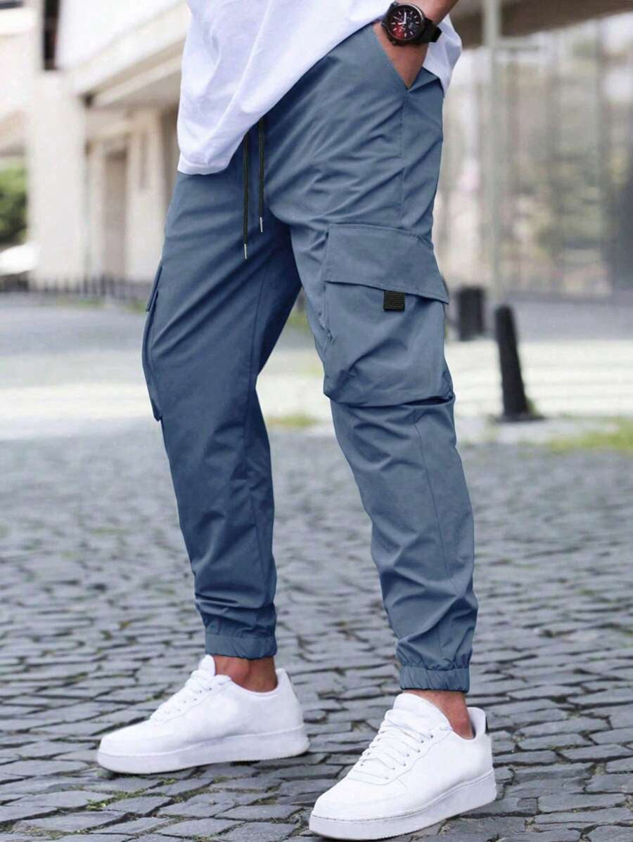 Kirk | Men's Casual Cargo Jogger Pants-Metro Lane Plaza