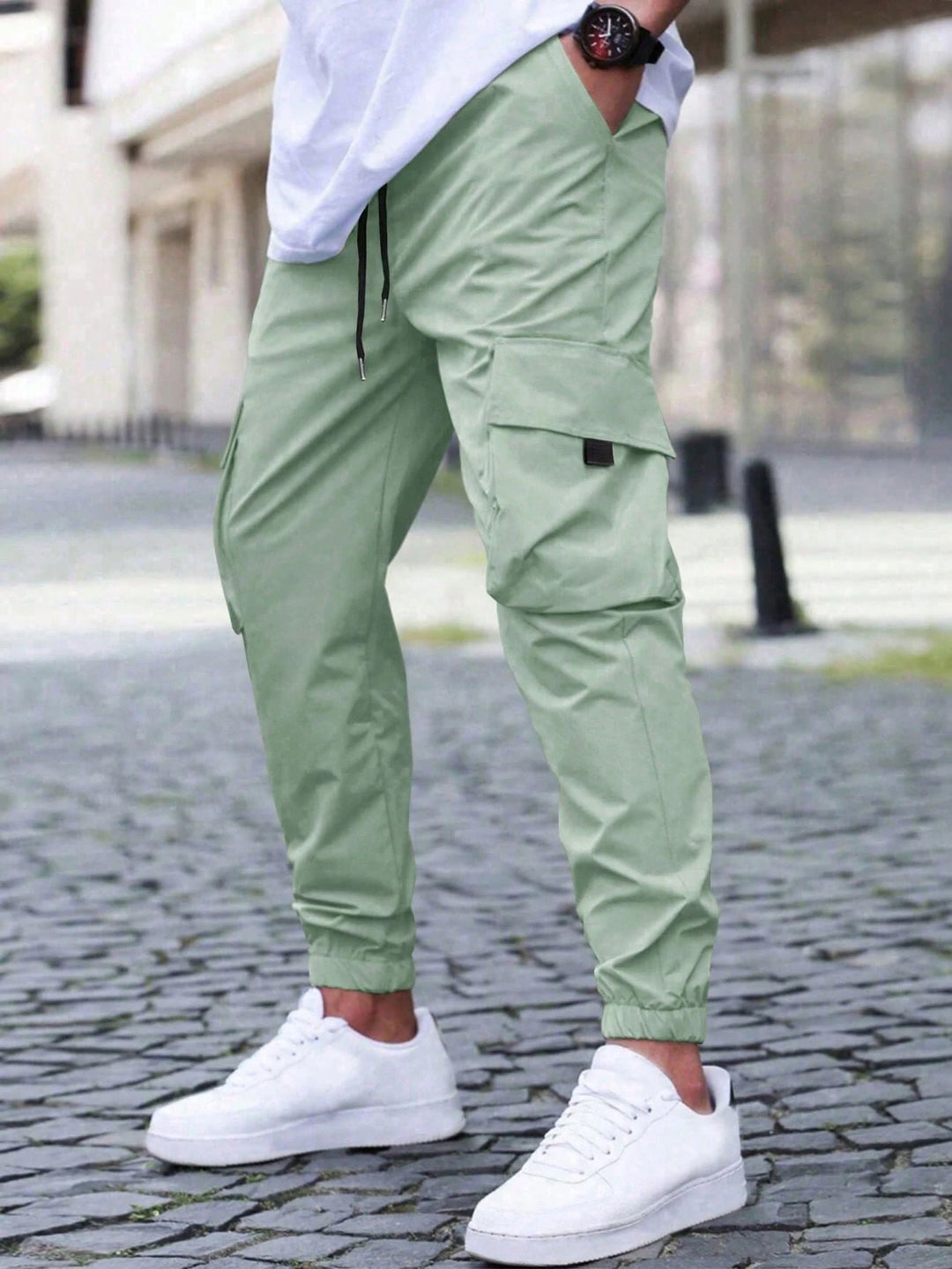 Kirk | Men's Casual Cargo Jogger Pants-Metro Lane Plaza