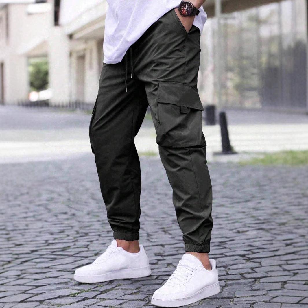 Kirk | Men's Casual Cargo Jogger Pants-Metro Lane Plaza