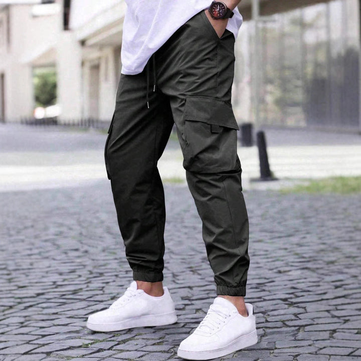 Kirk | Men's Casual Cargo Jogger Pants-Metro Lane Plaza
