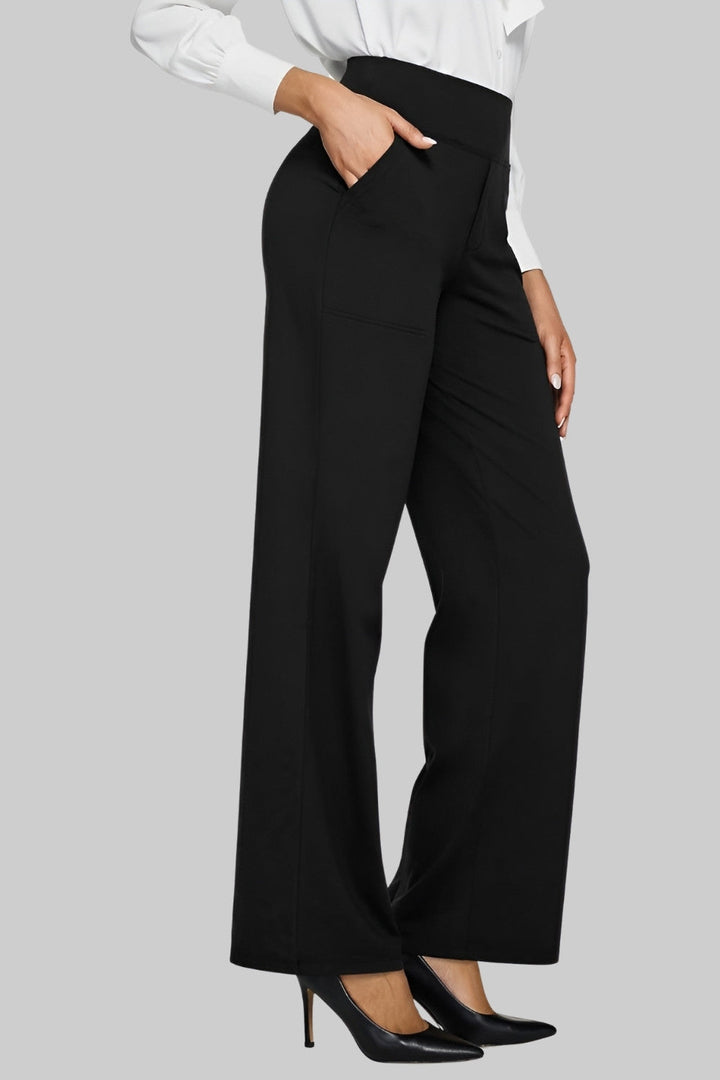 Lia | Women's Comfortable Stretch Trousers with Soft Fabric-Metro Lane Plaza