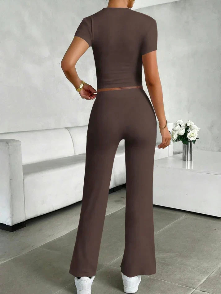 Krisha | Women's Luxe 2-Piece Lounge Set-Metro Lane Plaza