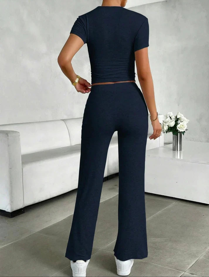 Krisha | Women's Luxe 2-Piece Lounge Set-Metro Lane Plaza