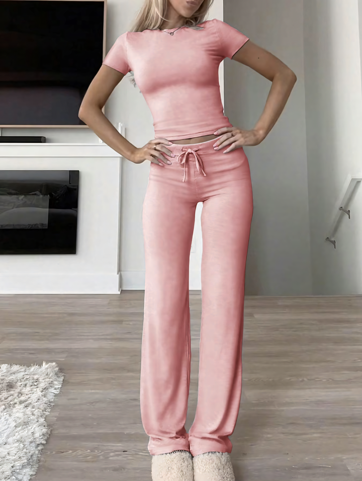 Krisha | Women's Luxe 2-Piece Lounge Set-Metro Lane Plaza