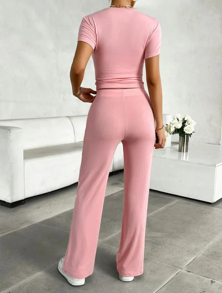 Krisha | Women's Luxe 2-Piece Lounge Set-Metro Lane Plaza