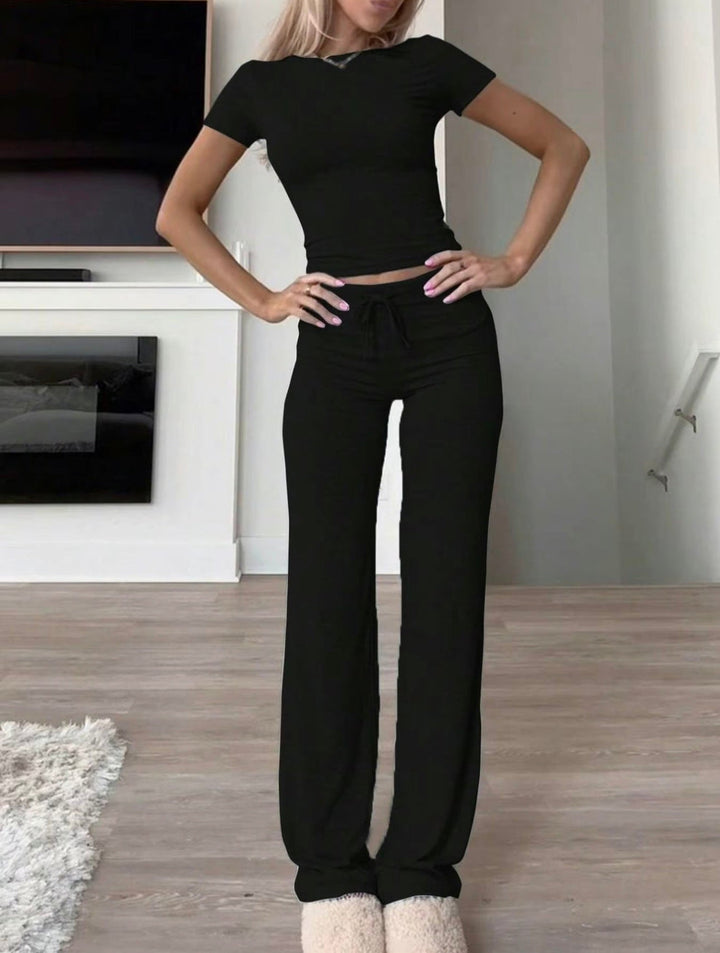 Krisha | Women's Luxe 2-Piece Lounge Set-Metro Lane Plaza