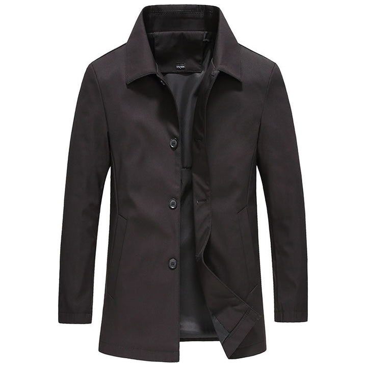 Veste pour homme à col chemise et fermeture boutonnée