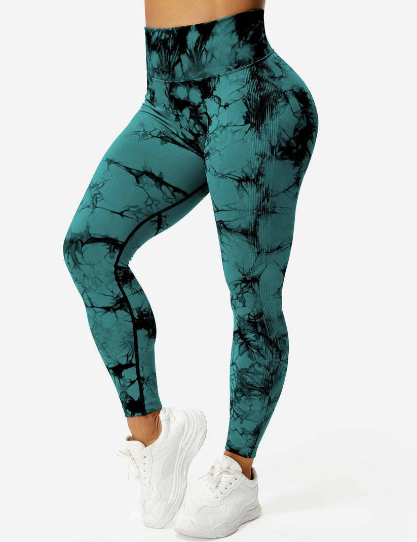 Laina | Women's Comfortable Tie Dye Leggings-Metro Lane Plaza