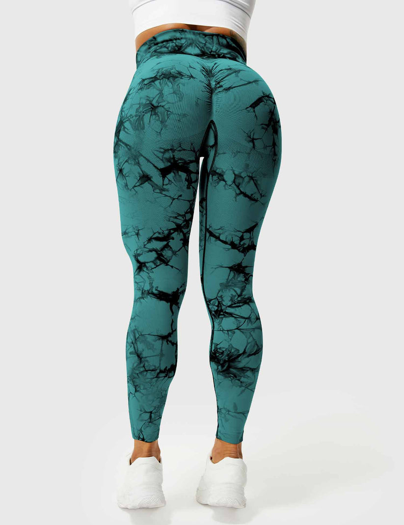 Laina | Women's Comfortable Tie Dye Leggings-Metro Lane Plaza