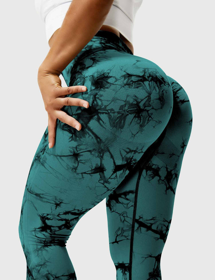 Laina | Women's Comfortable Tie Dye Leggings-Metro Lane Plaza
