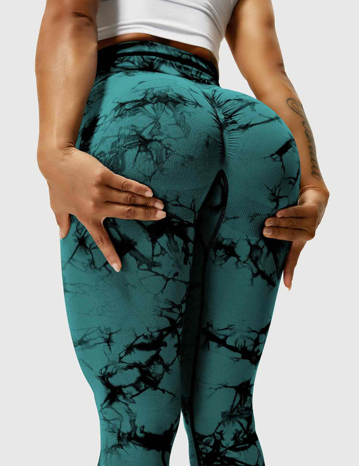 Laina | Women's Comfortable Tie Dye Leggings-Metro Lane Plaza