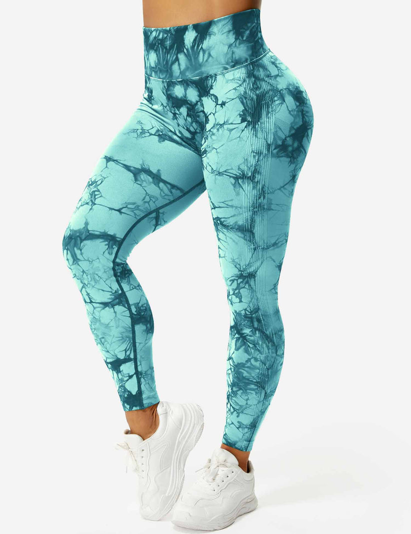 Laina | Women's Comfortable Tie Dye Leggings-Metro Lane Plaza