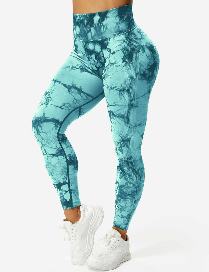 Laina | Women's Comfortable Tie Dye Leggings-Metro Lane Plaza