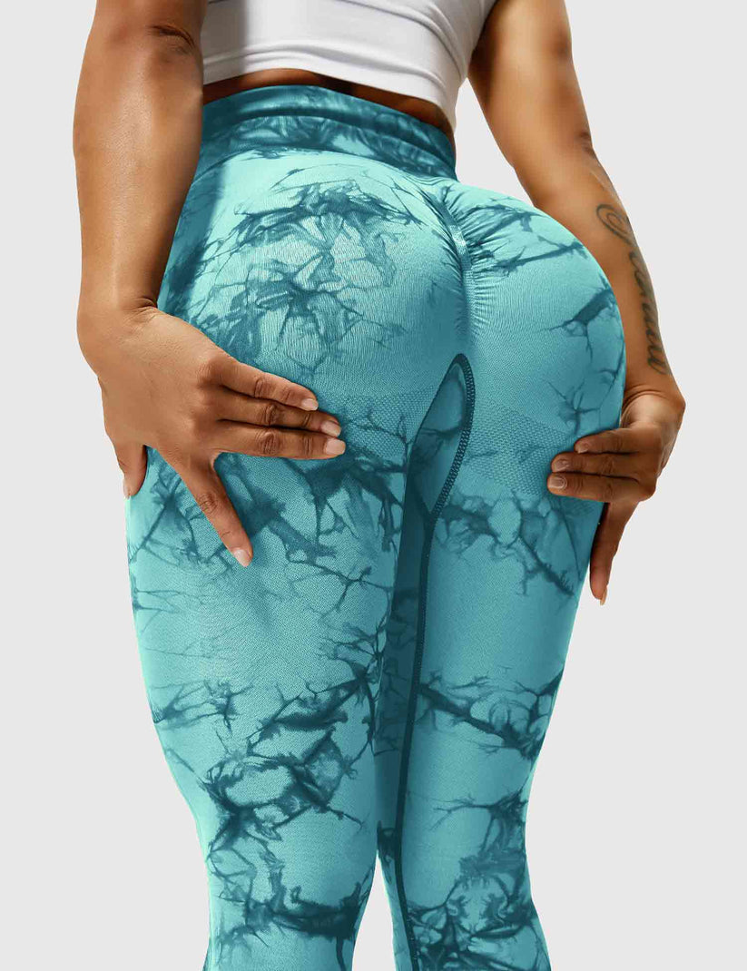 Laina | Women's Comfortable Tie Dye Leggings-Metro Lane Plaza