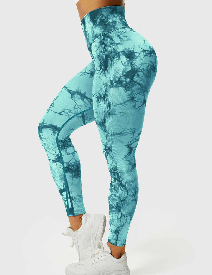 Laina | Women's Comfortable Tie Dye Leggings-Metro Lane Plaza