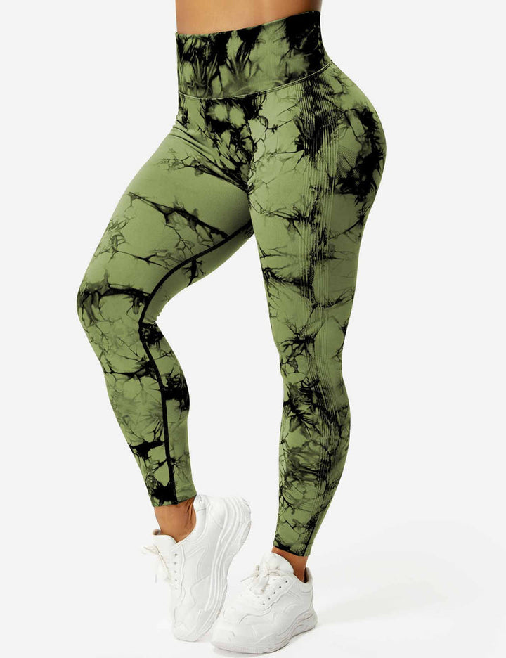 Laina | Women's Comfortable Tie Dye Leggings-Metro Lane Plaza
