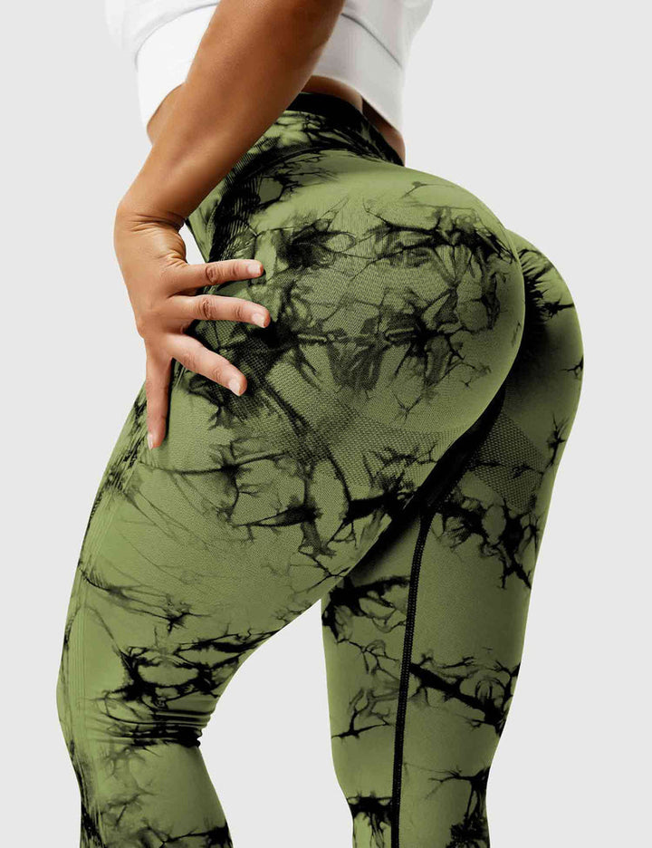 Laina | Women's Comfortable Tie Dye Leggings-Metro Lane Plaza