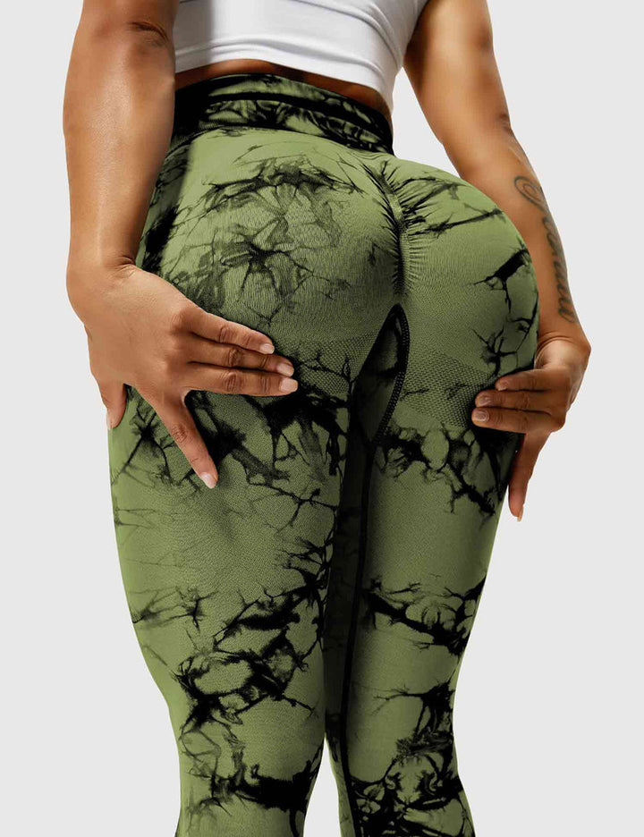 Laina | Women's Comfortable Tie Dye Leggings-Metro Lane Plaza