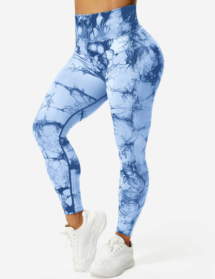 Laina | Women's Comfortable Tie Dye Leggings-Metro Lane Plaza