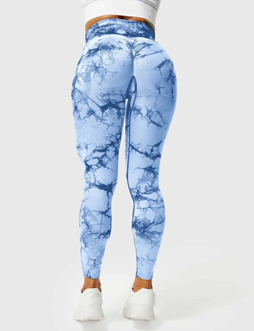 Laina | Women's Comfortable Tie Dye Leggings-Metro Lane Plaza