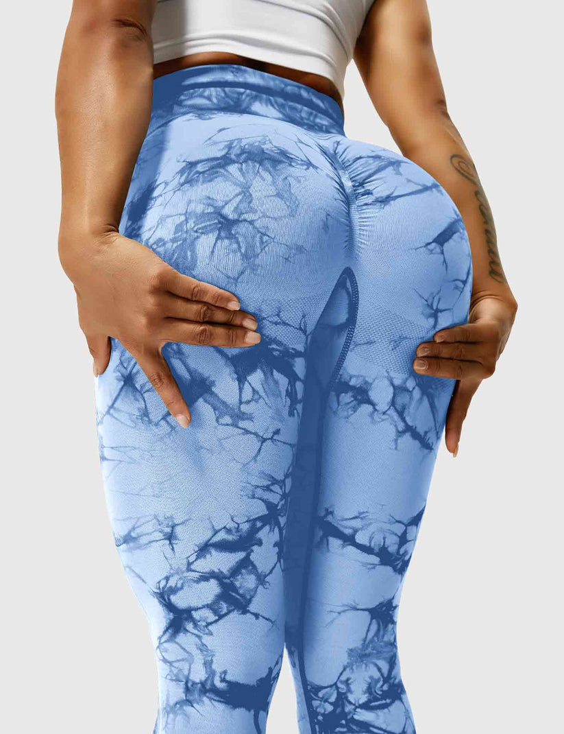 Laina | Women's Comfortable Tie Dye Leggings-Metro Lane Plaza