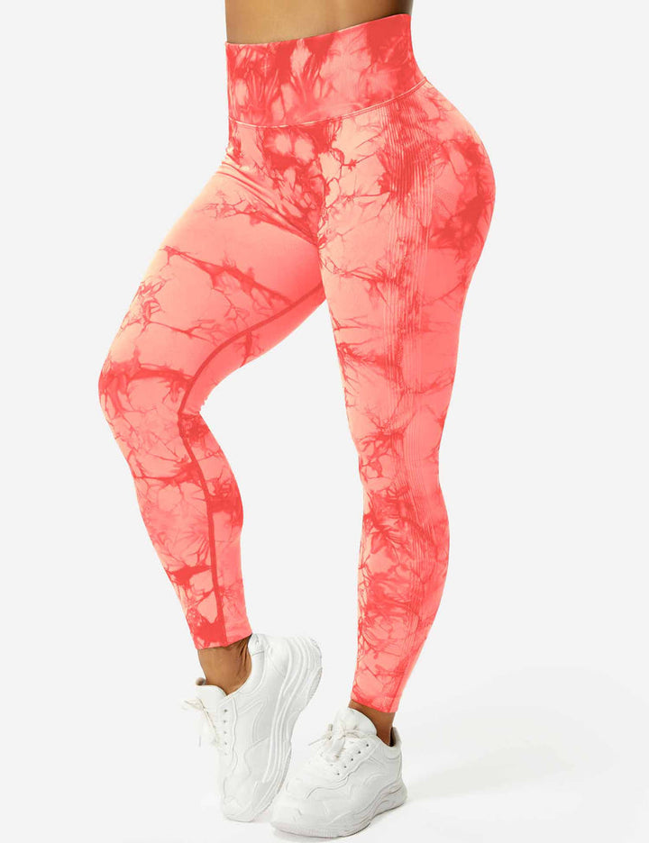 Laina | Women's Comfortable Tie Dye Leggings-Metro Lane Plaza