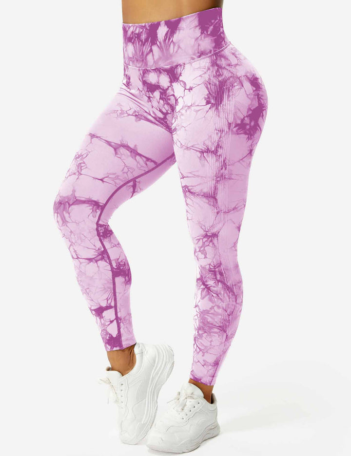 Laina | Women's Comfortable Tie Dye Leggings-Metro Lane Plaza