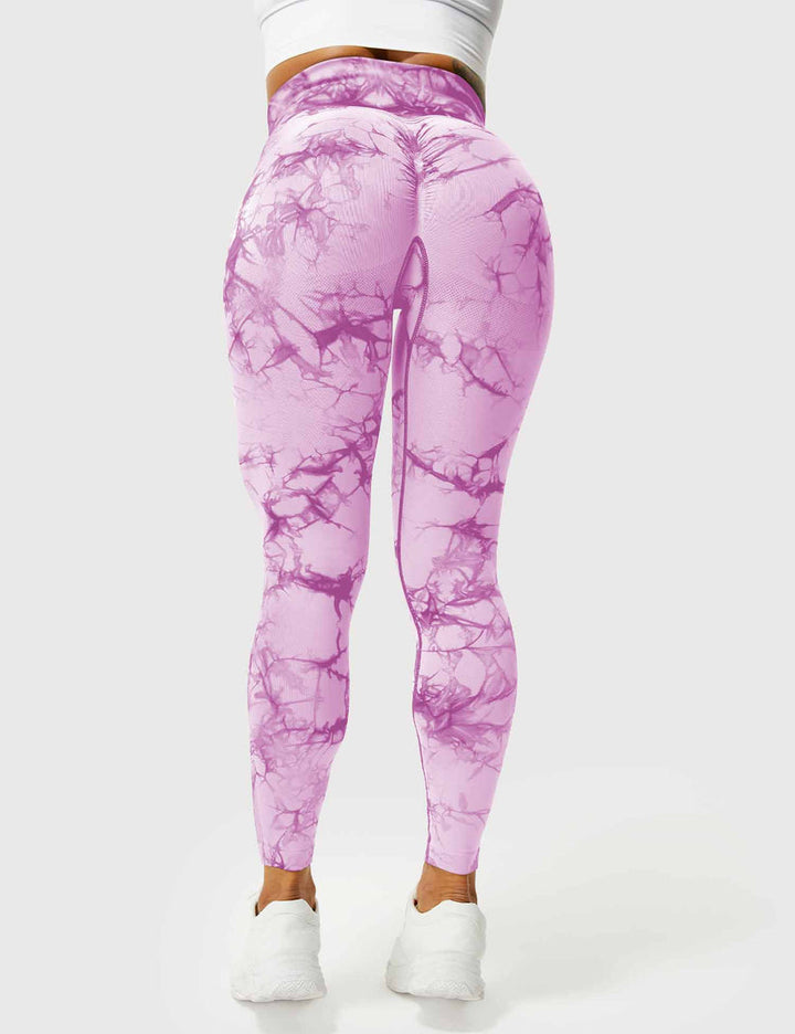 Laina | Women's Comfortable Tie Dye Leggings-Metro Lane Plaza