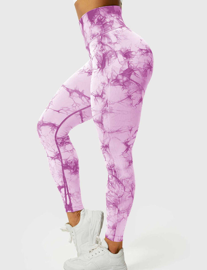 Laina | Women's Comfortable Tie Dye Leggings-Metro Lane Plaza