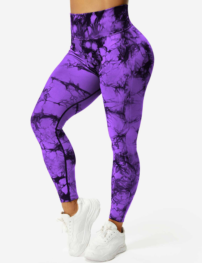 Laina | Women's Comfortable Tie Dye Leggings-Metro Lane Plaza