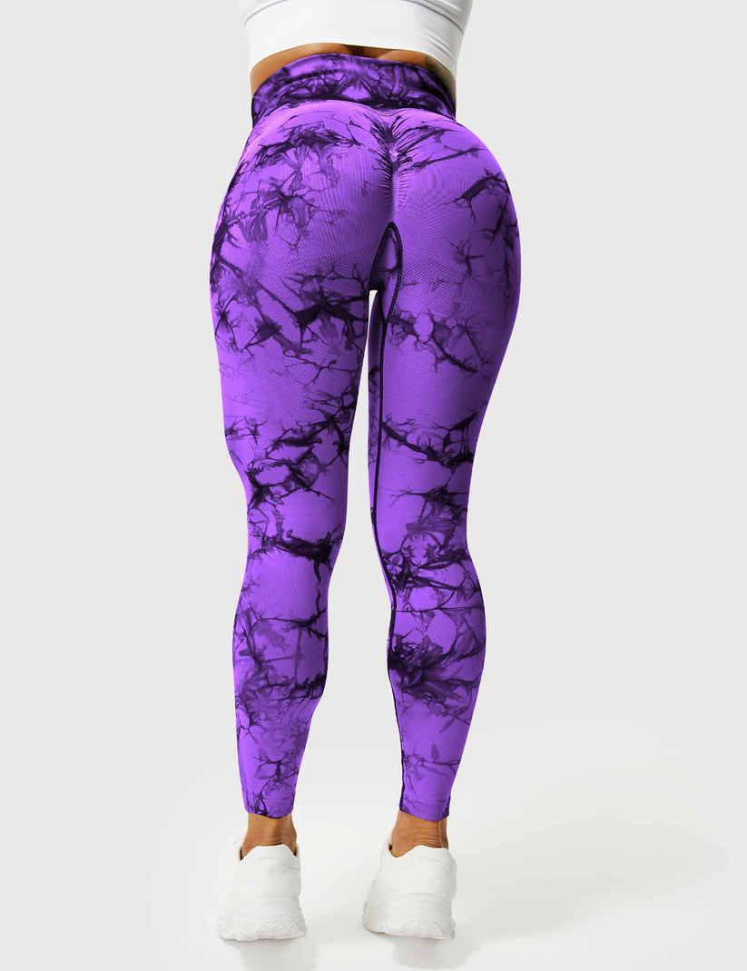 Laina | Women's Comfortable Tie Dye Leggings-Metro Lane Plaza