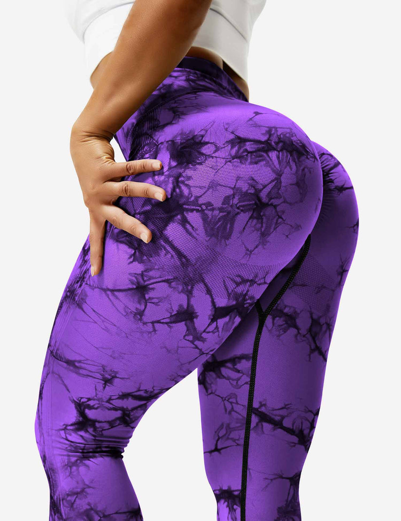 Laina | Women's Comfortable Tie Dye Leggings-Metro Lane Plaza
