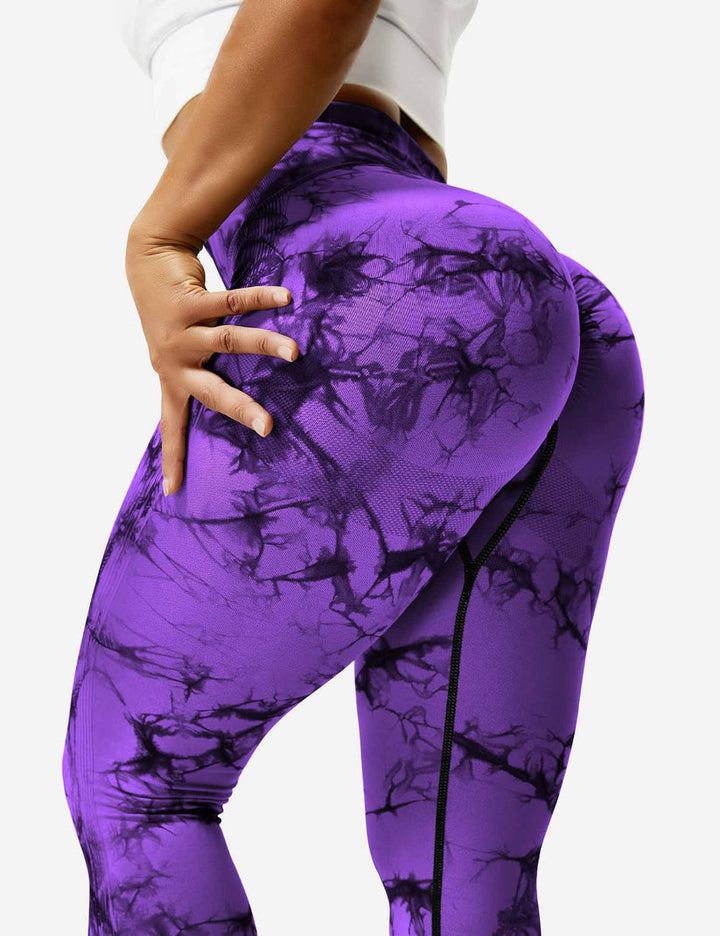 Laina | Women's Comfortable Tie Dye Leggings-Metro Lane Plaza