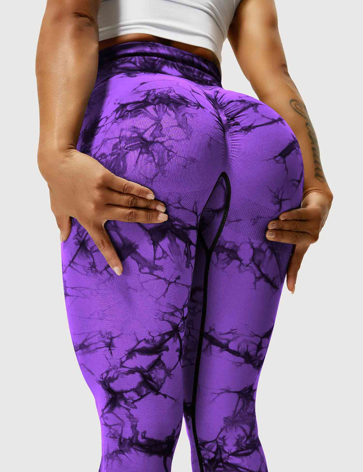 Laina | Women's Comfortable Tie Dye Leggings-Metro Lane Plaza